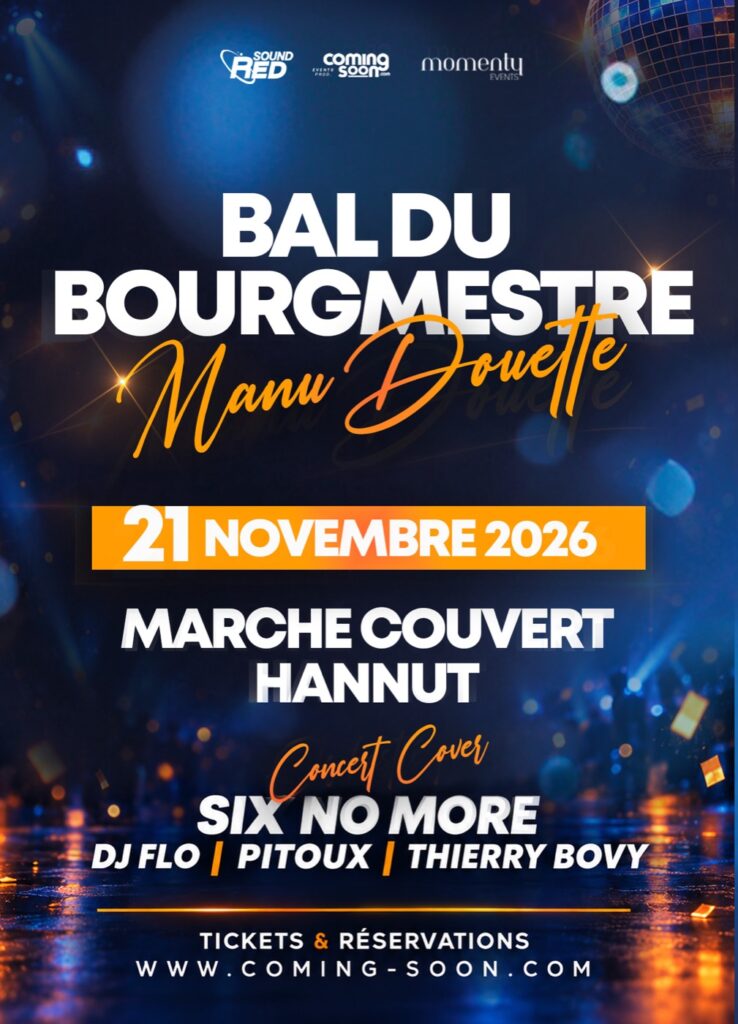 Affiche du Bal du Bourgmestre 2026